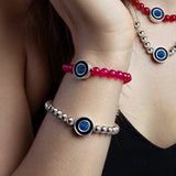Berries Slush Silver Bracelet