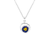 Mini Blue Sun Necklace
