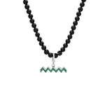 Customizable Nuba Charm Onyx Necklace