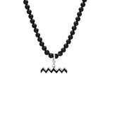 Customizable Nuba Charm Onyx Necklace