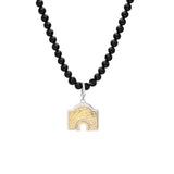 Customizable Nuba Charm Onyx Necklace