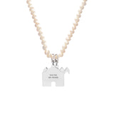 Customizable Nuba Charm Pearl Necklace