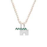 Customizable Nuba Charm Pearl Necklace