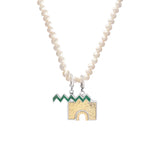 Customizable Nuba Charm Pearl Necklace
