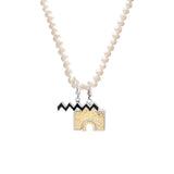 Customizable Nuba Charm Pearl Necklace