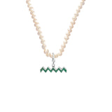 Customizable Nuba Charm Pearl Necklace