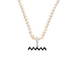 Customizable Nuba Charm Pearl Necklace