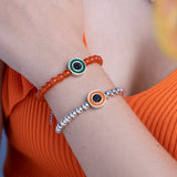 Papaya Slush Silver Bracelet