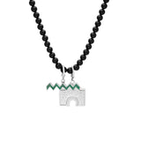 Customizable Nuba Charm Onyx Necklace