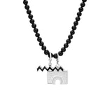 Customizable Nuba Charm Onyx Necklace