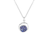 Mini Blue Sun Necklace