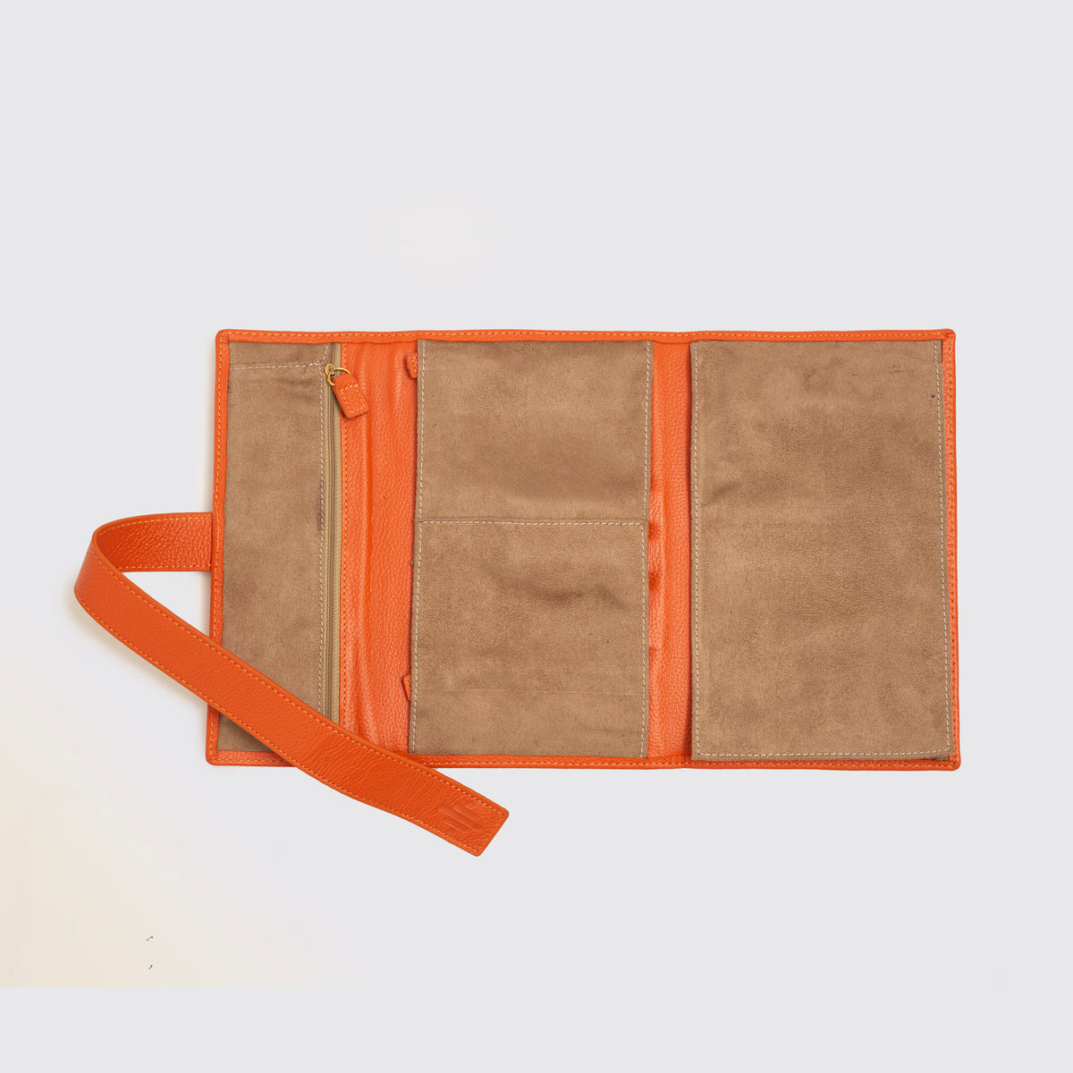 Orange Akeela Travel Jewelry Wallet