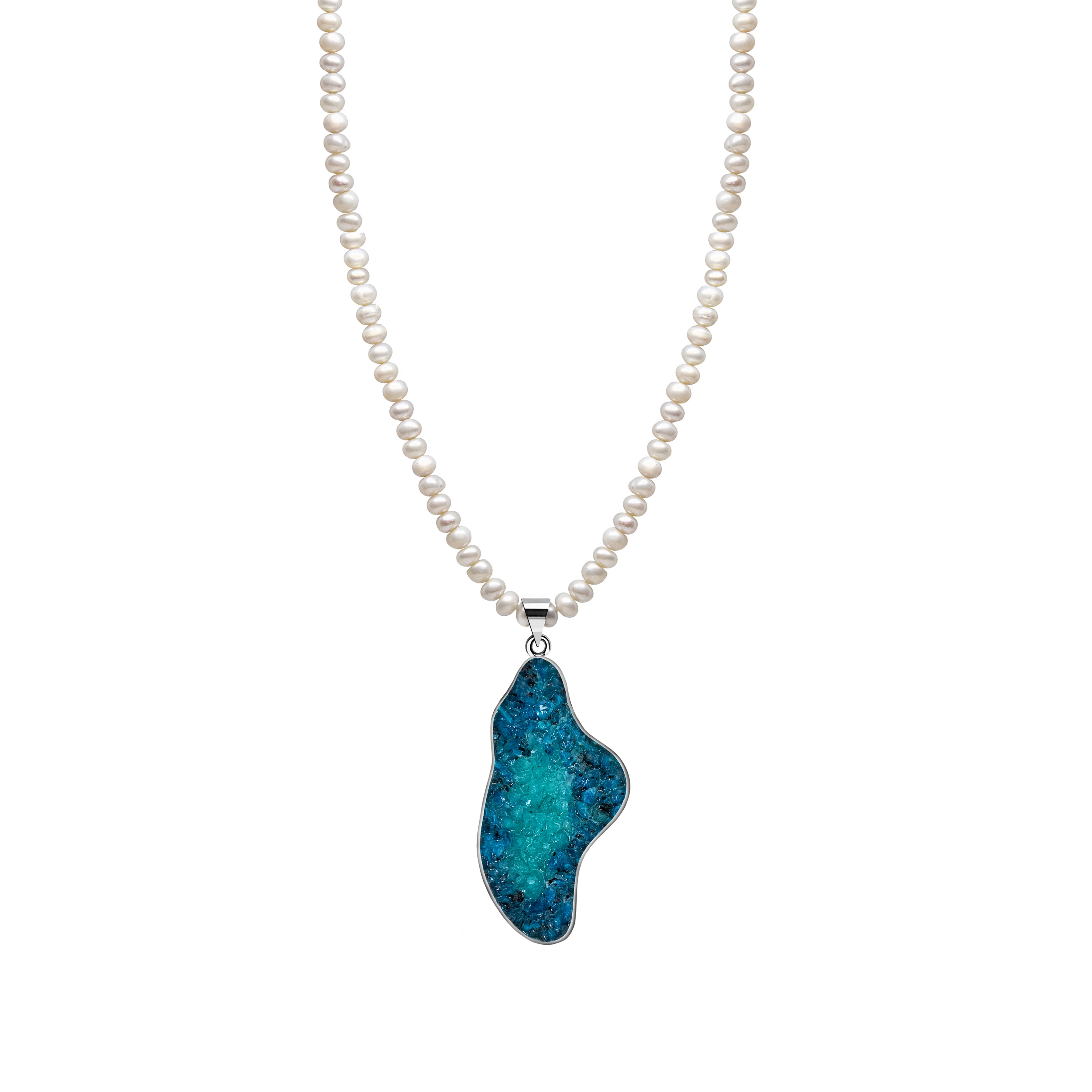 Pearl Lagoon Long Necklace