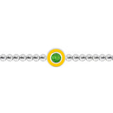 Lemon-Mint Slush Silver Bracelet