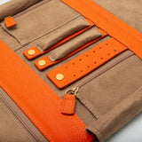 Orange Akeela Travel Jewelry Wallet