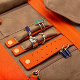 Orange Akeela Travel Jewelry Wallet