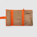 Orange Akeela Travel Jewelry Wallet
