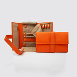 Orange Akeela Travel Jewelry Wallet