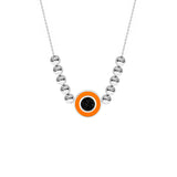 Papaya Slush Silver Necklace