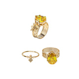 Honey Drip Ring Set