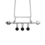 Diagonal Rising Necklace