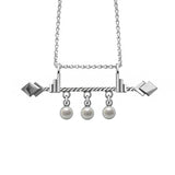 Diagonal Rising Necklace