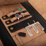 Black Akeela Travel Jewelry Wallet