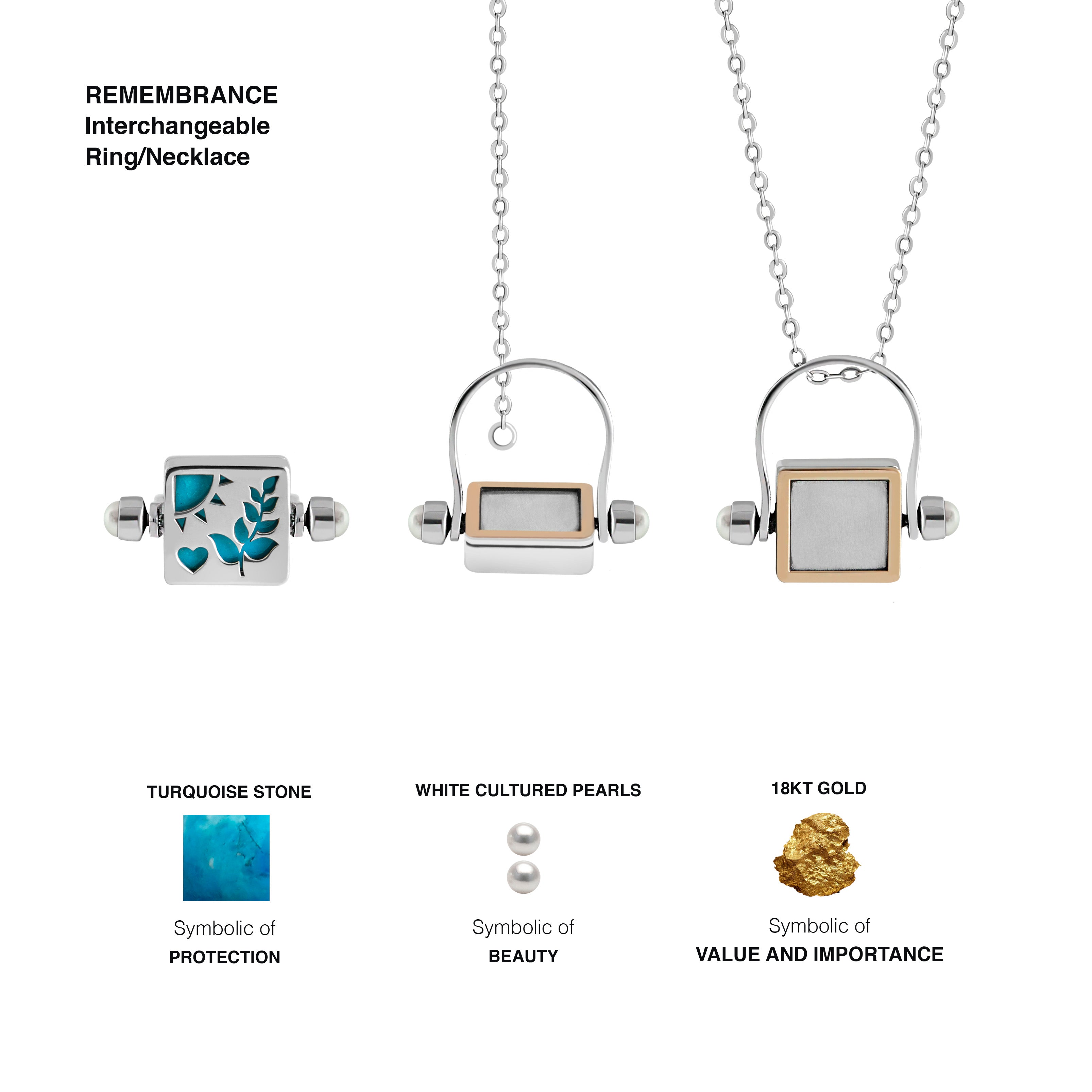 Remembrance Interchangeable Ring/Necklace