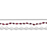 Imprint Anklet Stack