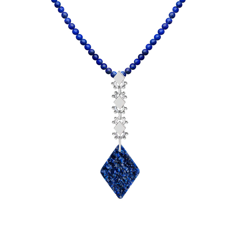 Amazigh Lapis Statement Necklace