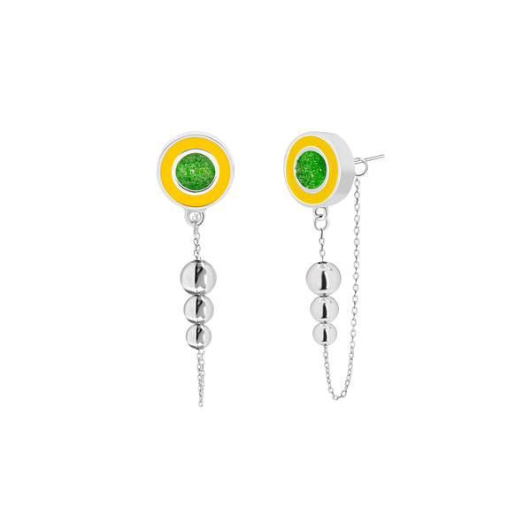 Lemon-Mint Slush Earrings