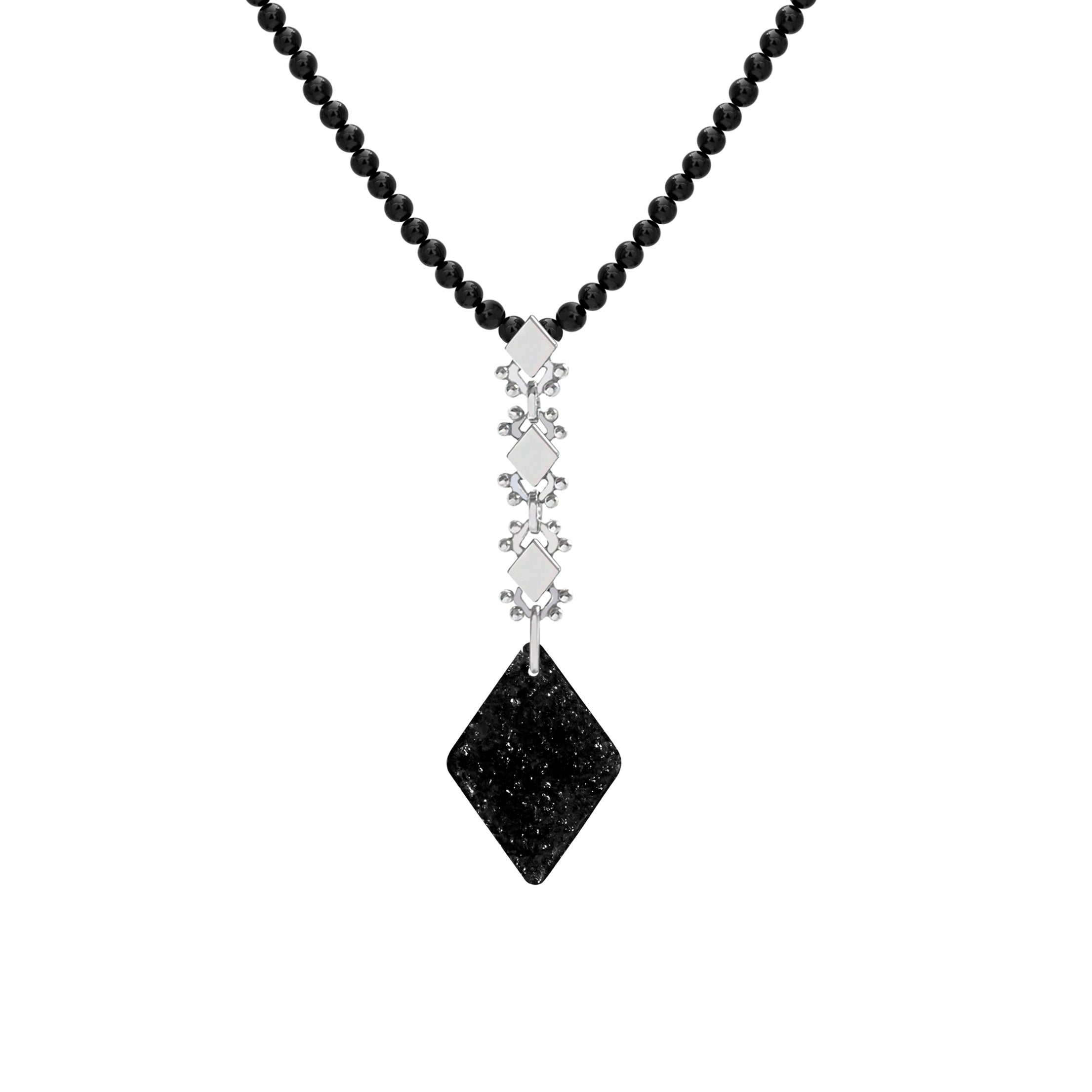 Amazigh Onyx Statement Necklace