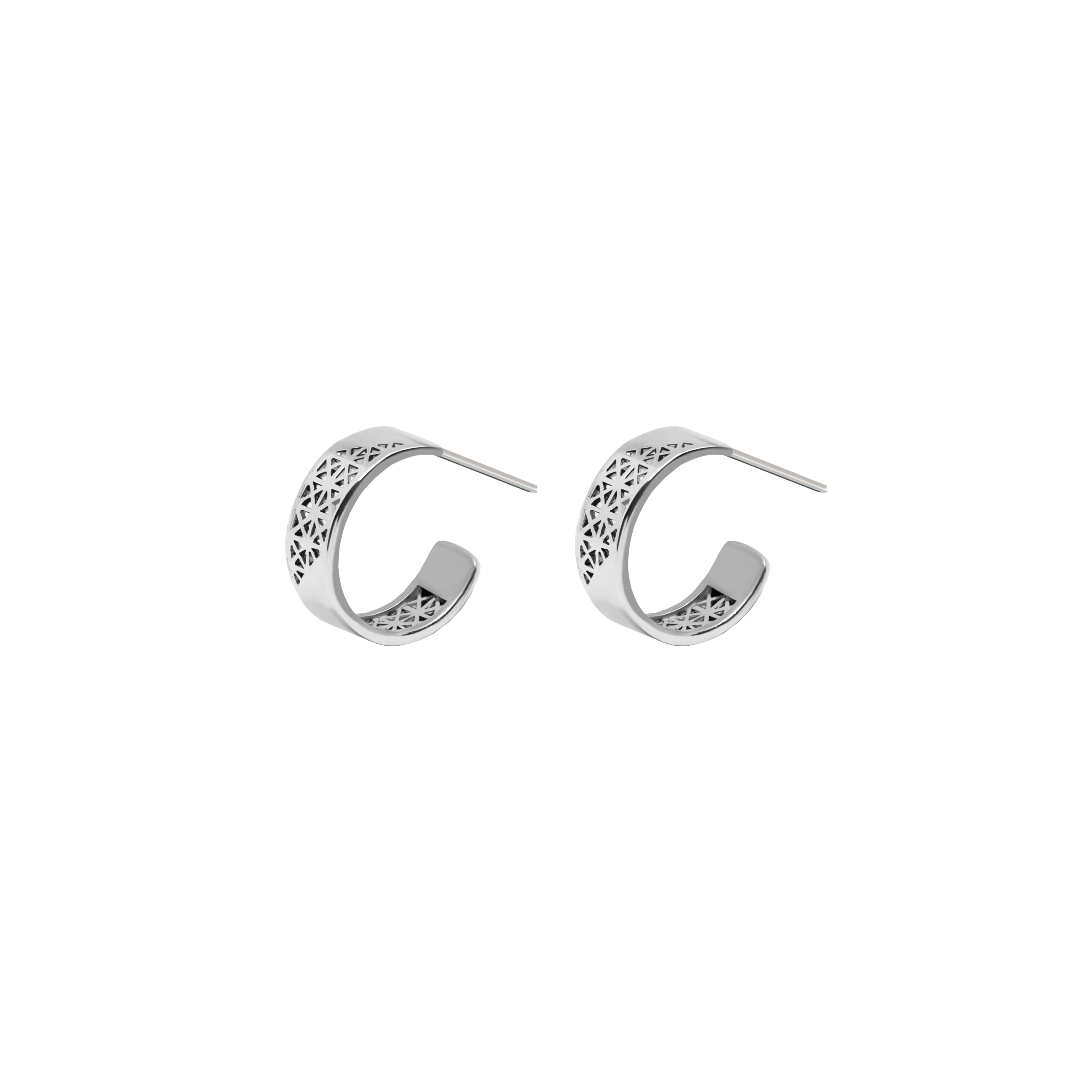 Kudzu Hoop Earrings