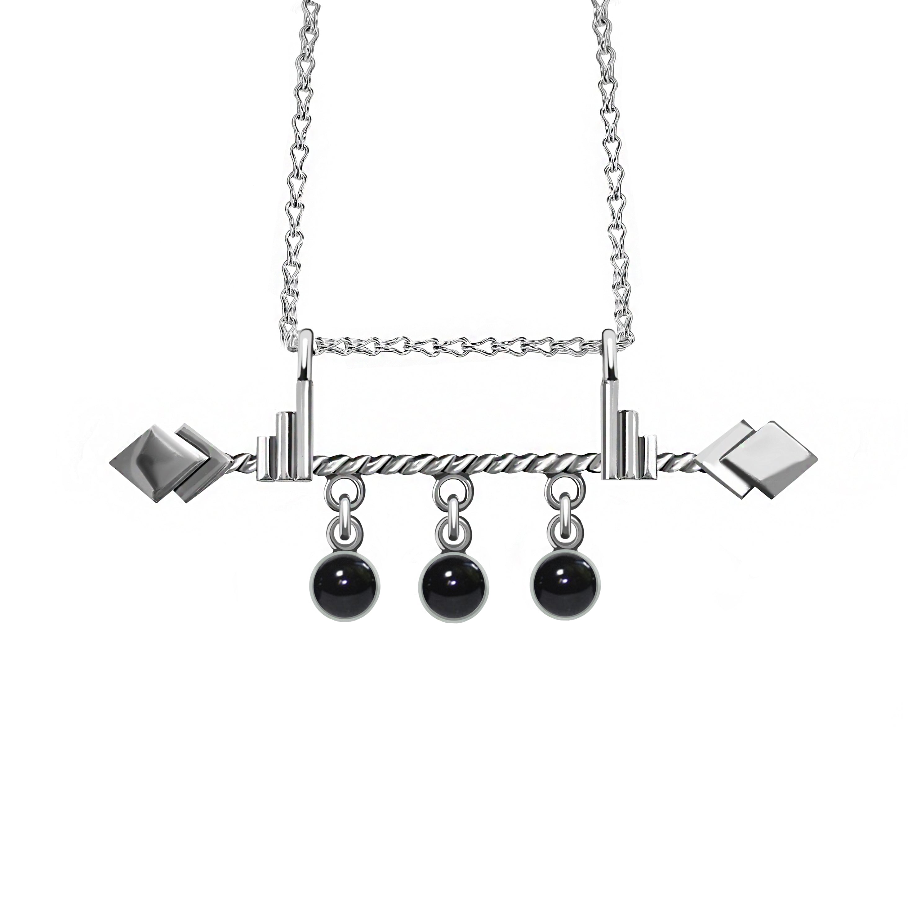 Diagonal Rising Necklace